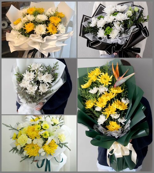 江苏南京雨花台区雨花经济开发区近华社区白事花束代送